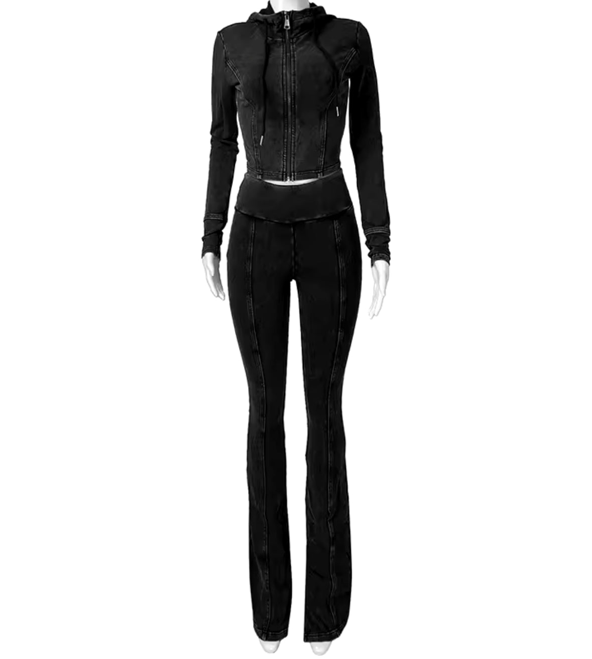 Biker Wash Pants Set
